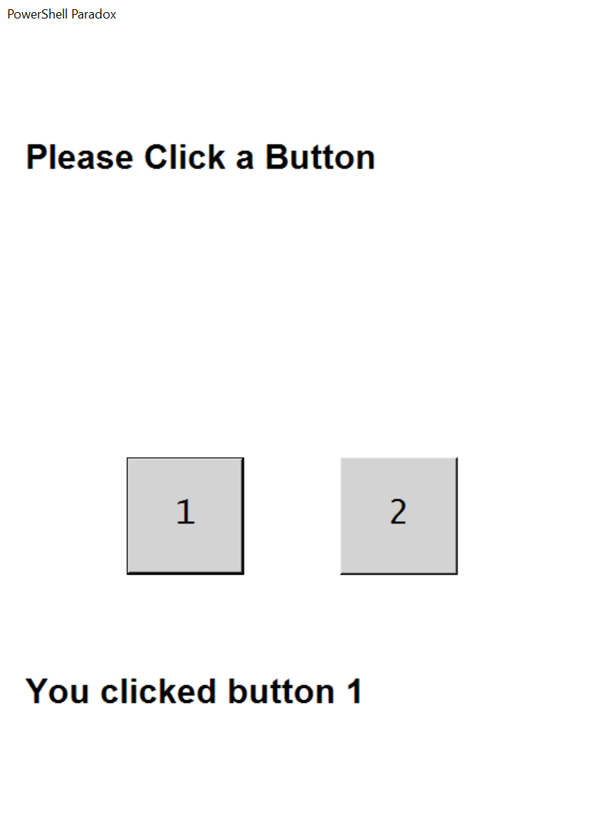 Buttons appears to work correctly after modifying click actions
